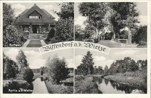 ws71550 Bissendorf Hannover Bissendorf Han Kurhaus Wietzebruecke Wietze * Kategorie. Wedemark Alte Ansichtskarten