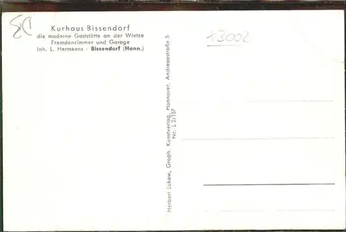ws71552 Bissendorf Hannover Bissendorf Han Kurhaus  * Kategorie. Wedemark Alte Ansichtskarten