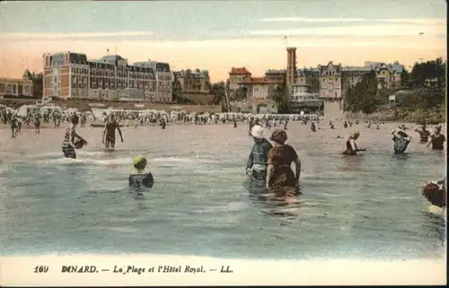 ws76795 Dinard Ille et Vilaine Bretagne Dinard Plage Hotel Royal * Kategorie. Dinard Alte Ansichtskarten