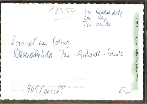 ws78208 Dassel Solling Dassel Paul Gerhardt Schule * Kategorie. Dassel Alte Ansichtskarten