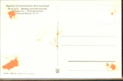 wu89869 Bernau Berlin Bernau Gasthof Fremdenheim Bernauerhof * Kategorie. Bernau Alte Ansichtskarten