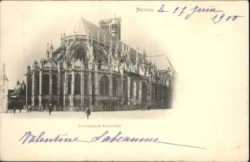 ww86885 Nevers Nievre Nevers Cathedrale Saint-Cyr x Kategorie. Nevers Alte Ansichtskarten