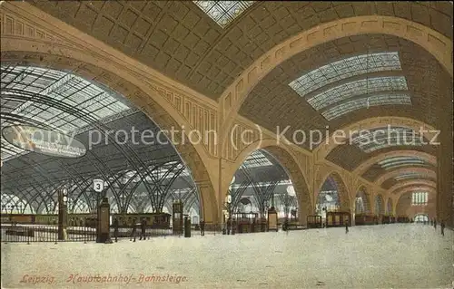 Leipzig Innenansicht vom Hauptbahnhof Kat. Leipzig