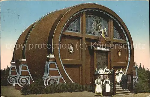 Leipzig Int.Baufachausstellung 1913 (Riesen Fass) Sonderstempel Kat. Leipzig