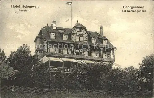 Georgenborn Hotel Pension "Hohenwald" Kat. Schlangenbad