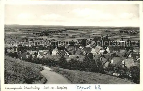 Schwalenberg Sommerfrische Buergberg Kat. Schieder Schwalenberg