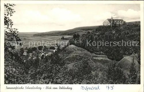 Schwalenberg Dohlenberg Kat. Schieder Schwalenberg