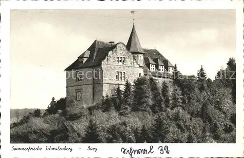 Schwalenberg Burg Kat. Schieder Schwalenberg