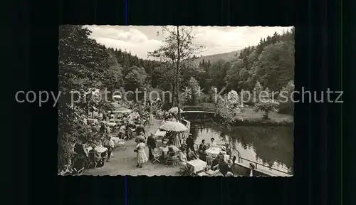 Leopoldstal Lippe Waldhotel Pension Silbermuehle Kat. Horn Bad Meinberg