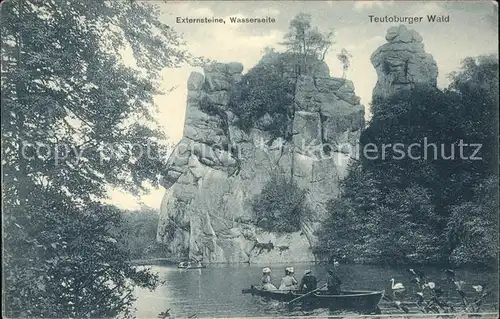 Externsteine Wasserseite Teutoburger Wald Kat. Detmold