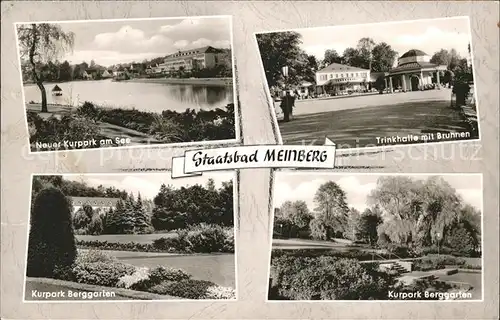 Bad Meinberg Staatsbad Kurpark Berggarten Trinkhalle Brunnen See Kat. Horn Bad Meinberg