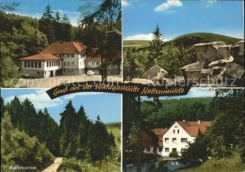 Bad Meinberg Waldgaststaette Kattenmuehle Velmerstat Silberbachtal Kat. Horn Bad Meinberg