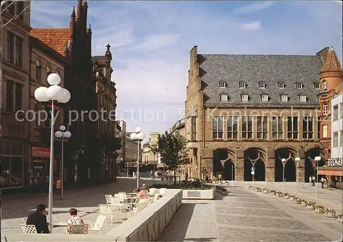 Minden Westfalen Marktplatz altem Rathaus Kat. Minden