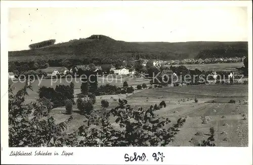 Schieder Gesamtansicht Luftkurort Kat. Schieder Schwalenberg