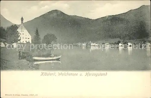 Kochel See Kloesterli Walchensee und Herzogstand Bayerische Voralpen / Kochel a.See /Bad Toelz-Wolfratshausen LKR
