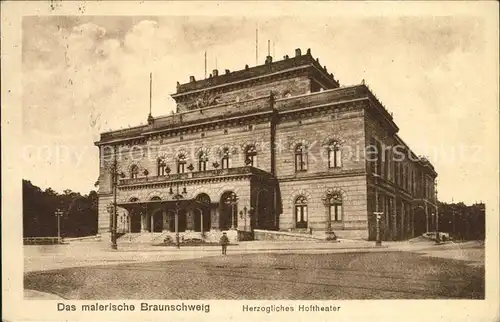 Braunschweig Herzogliches Hoftheater Kat. Braunschweig