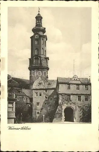 Weimar Thueringen Schloss Torbogen / Weimar /Weimar Stadtkreis