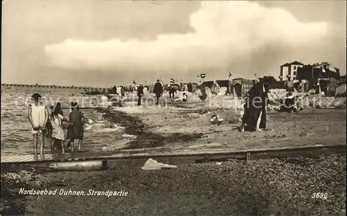 Duhnen Strand Nordseebad Kat. Cuxhaven