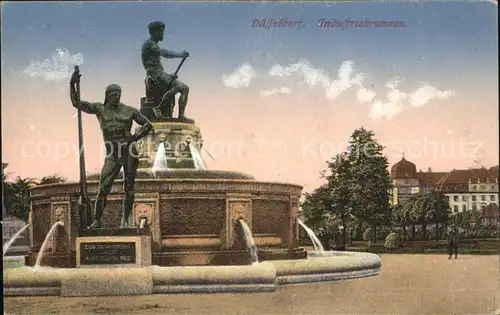 Duesseldorf Industriebrunnen Skulptur Statue Kat. Duesseldorf
