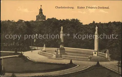 Charlottenburg Kaiser Friedrich Denkmal Reiterdenkmal Statue / Berlin /Berlin Stadtkreis