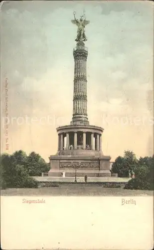 Berlin Siegessaeule Skulptur Viktoria Kat. Berlin