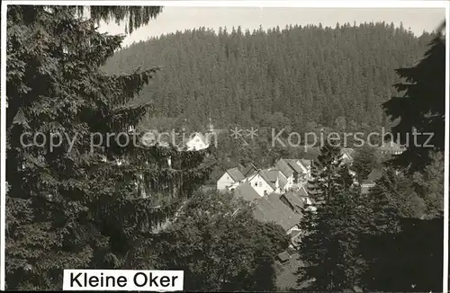 Altenau Harz Durchblick vom Wald Kleine Oker Kat. Altenau