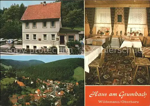 Wildemann Pension Haus am Grumbach Hoehenluftkurort Kat. Wildemann Harz