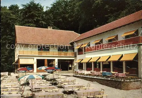 Bad Grund Harz Hotel Cafe Restaurant Iberger Kaffeehaus Terrasse Kat. Bad Grund (Harz)