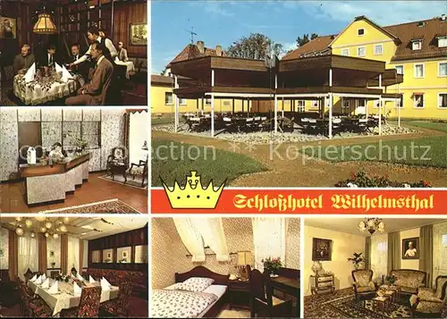 Calden Schlosshotel Wilhelmsthal Gartenterrasse Empfang Restaurant Krone Kat. Calden