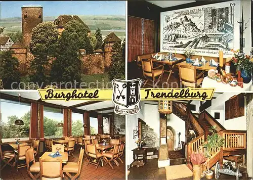 Trendelburg Burg Burghotel Restaurant Wappen Schloss Kat. Trendelburg