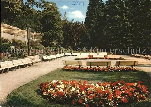 Wildemann Partie im Kurpark Hoehenluftkurort Kat. Wildemann Harz