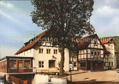 Glashuette Lippe Hotel Restaurant Zur Herlingsburg Kat. Schieder Schwalenberg