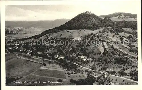 Bechtersbohl Panorama mit Ruine Kuessaburg Kat. Kuessaberg