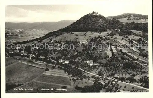 Bechtersbohl Panorama mit Ruine Kuessaburg Kat. Kuessaberg