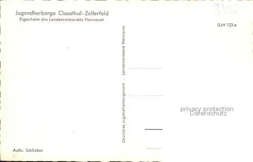 Zellerfeld Jugendherberge Kat. Clausthal Zellerfeld