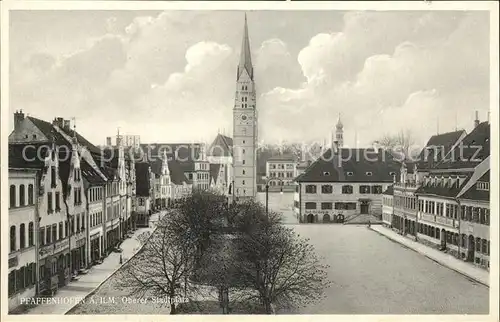 Pfaffenhofen Ilm Oberer Stadtplatz Kat. Pfaffenhofen a.d.Ilm