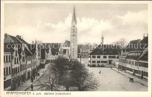 Pfaffenhofen Ilm Oberer Stadtplatz Kat. Pfaffenhofen a.d.Ilm