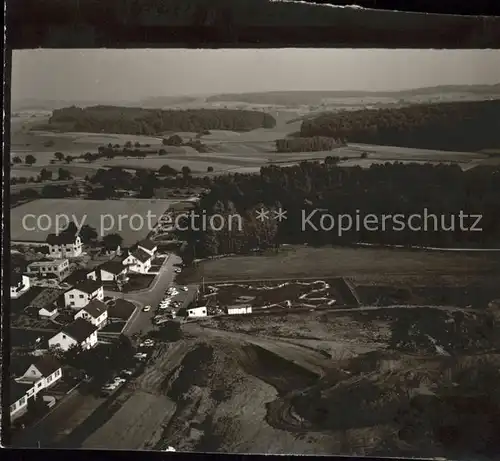 Unterschwarzach Schwarzach Fliegeraufnahme Kat. Schwarzach