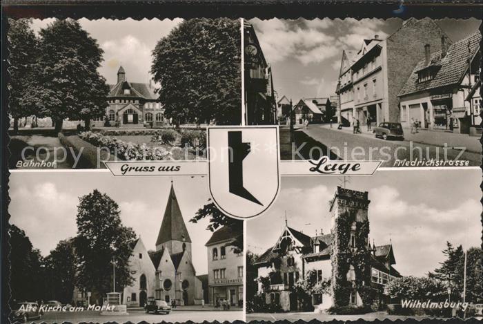 Lage Lippe Langestrasse Wilhelmsburg Bahnhofsvorplatz Markt Kat. Lage