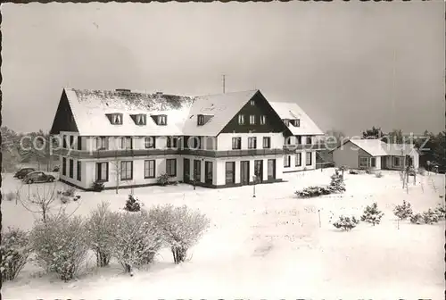 Hoerste Lippe Bergheim im Schnee Kat. Lage