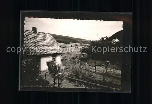 Schwalenberg Blick zur Foersterei Kat. Schieder Schwalenberg