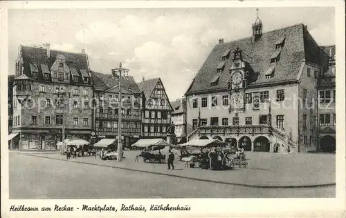Heilbronn Neckar Rathaus Marktplatz  / Heilbronn /Heilbronn LKR