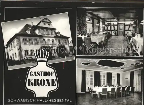 Schwaebisch Hall Gasthof Krone / Schwaebisch Hall /Schwaebisch Hall LKR