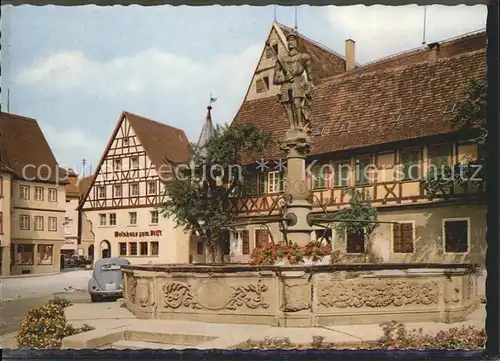 oehringen Hohenlohe Marktbrunnen / oehringen /Hohenlohekreis LKR