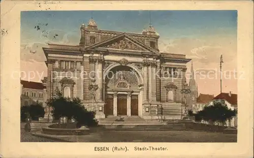 Essen Ruhr Stadt Theater Kat. Essen