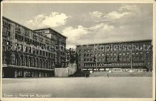 Essen Ruhr Partie am Burgplatz Kat. Essen