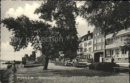 Emmerich Rhein Rheinpomenade Kat. Emmerich am Rhein