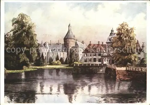 Recklinghausen Westfalen Schloss Anholt Kuenstlerkarte Kat. Recklinghausen