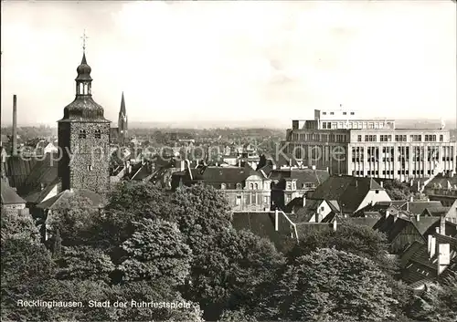 Recklinghausen Westfalen Teilansicht Kat. Recklinghausen