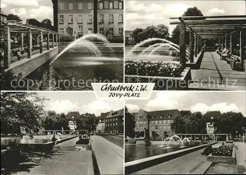 Gladbeck Jovy Platz Teilansichten Kat. Gladbeck